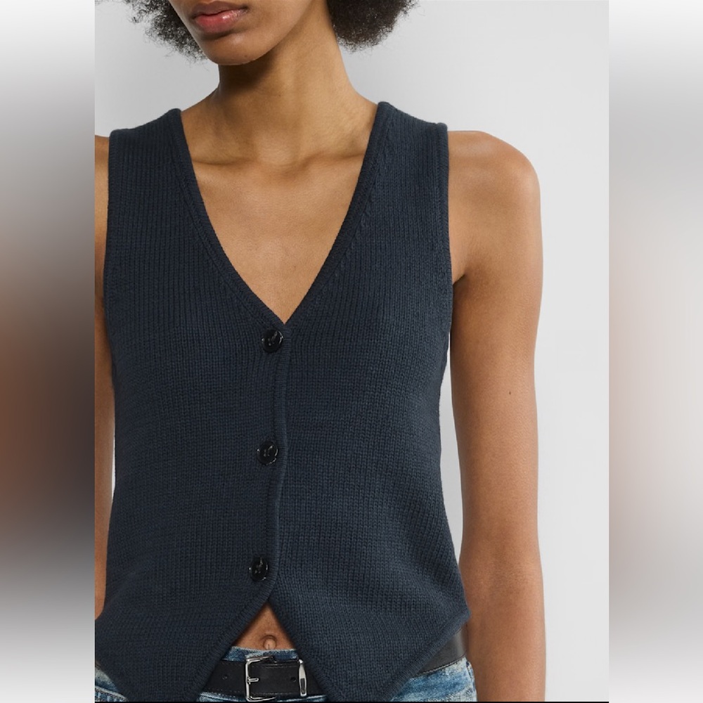 Aritzia Navy Tank Top
